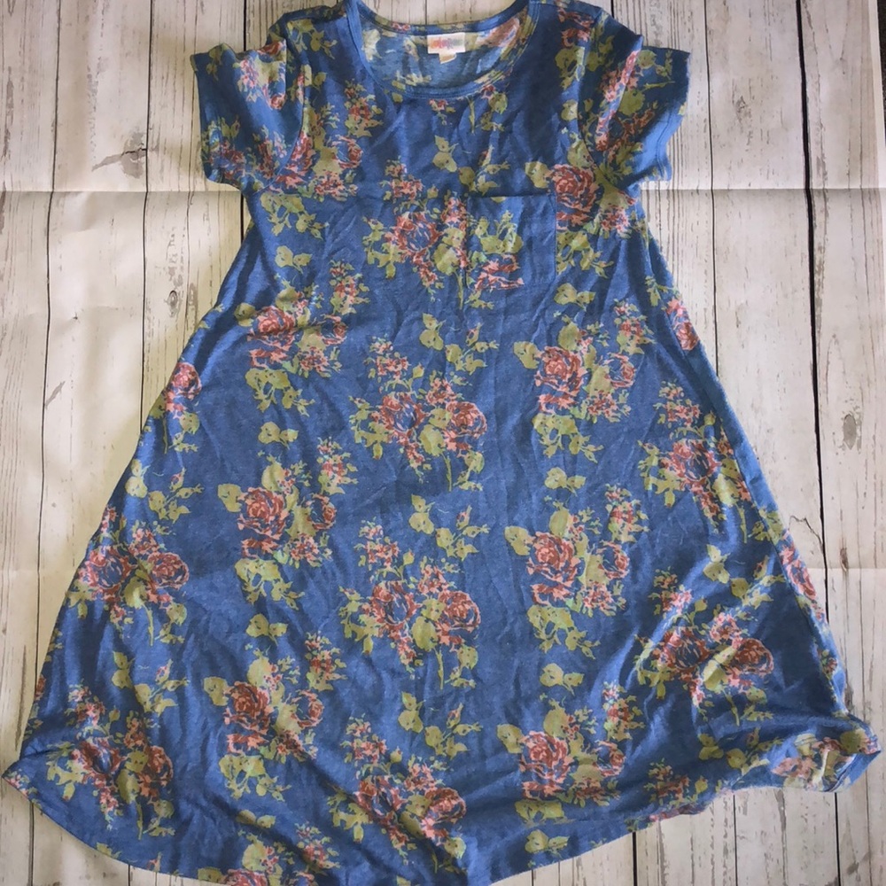 EUC XXS Lularoe Floral Carly